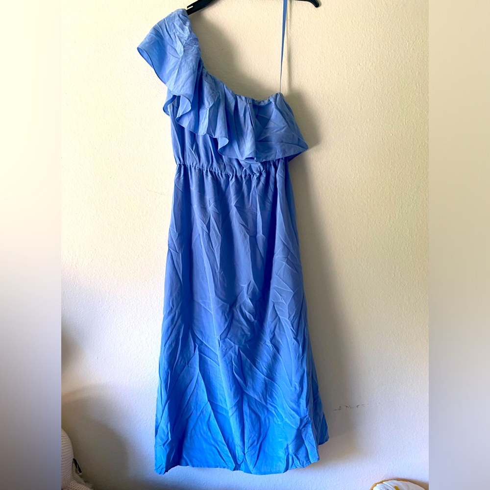 Club Monaco Silk off-shoulder dress 4